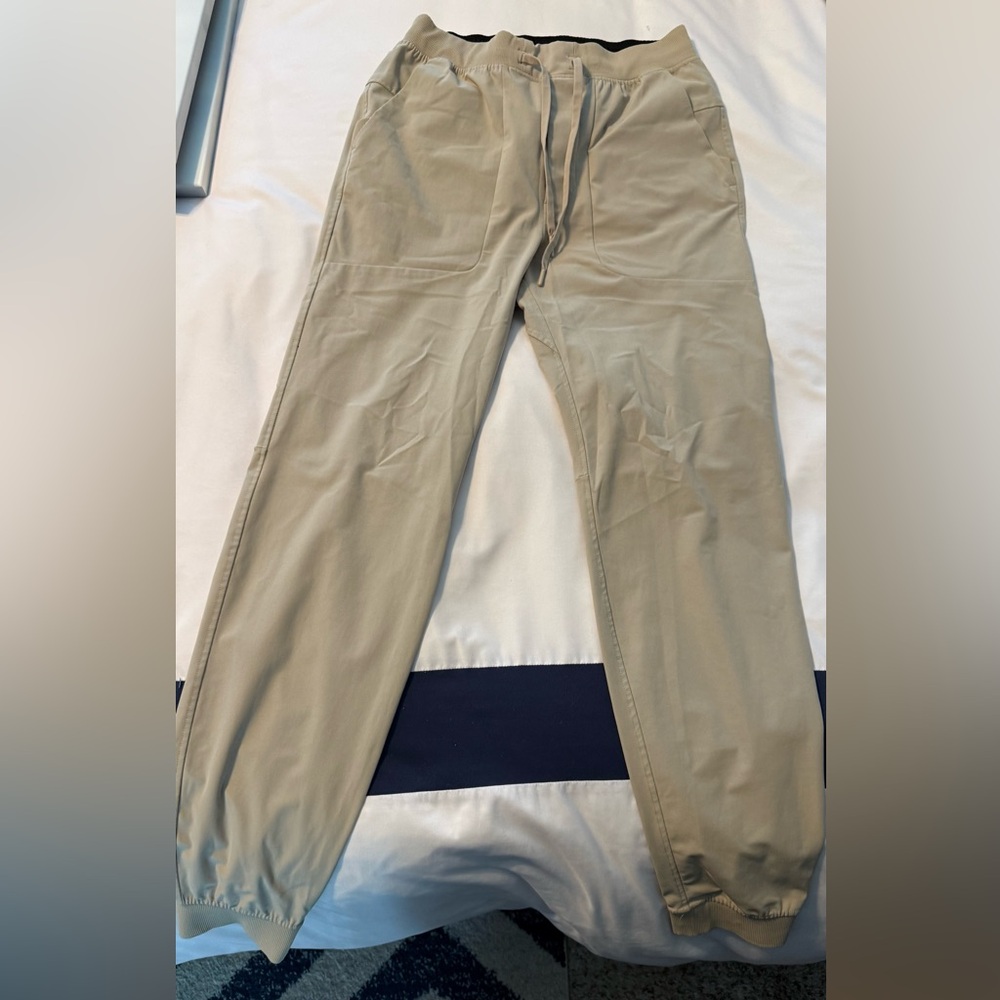 Lululemon ABC joggers, khaki, size medium
